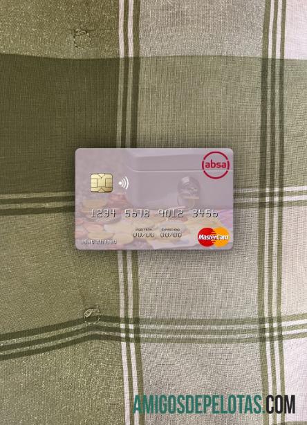 Moçambique Absa Bank Moçambique Mastercard Photolook Front exemplo